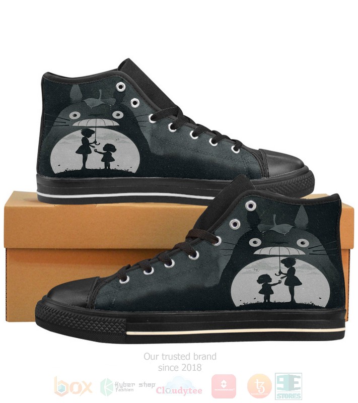 BEST My Neighbor Totoro Cute High Top Canvas Sneakers Shoes