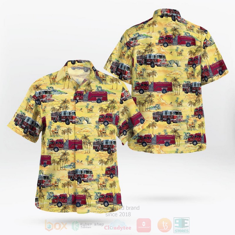 BEST Myersville Volunteer Fire Company Myersville, Maryland 3D Aloha Shirt word1