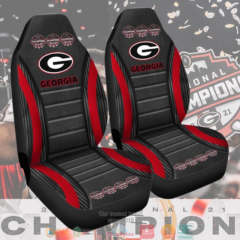 NCAA Georgia Bulldogs Champion Dark Car Seat Covers 3 NCAA Georgia Bulldogs Champion Dark Car Seat Covers word3