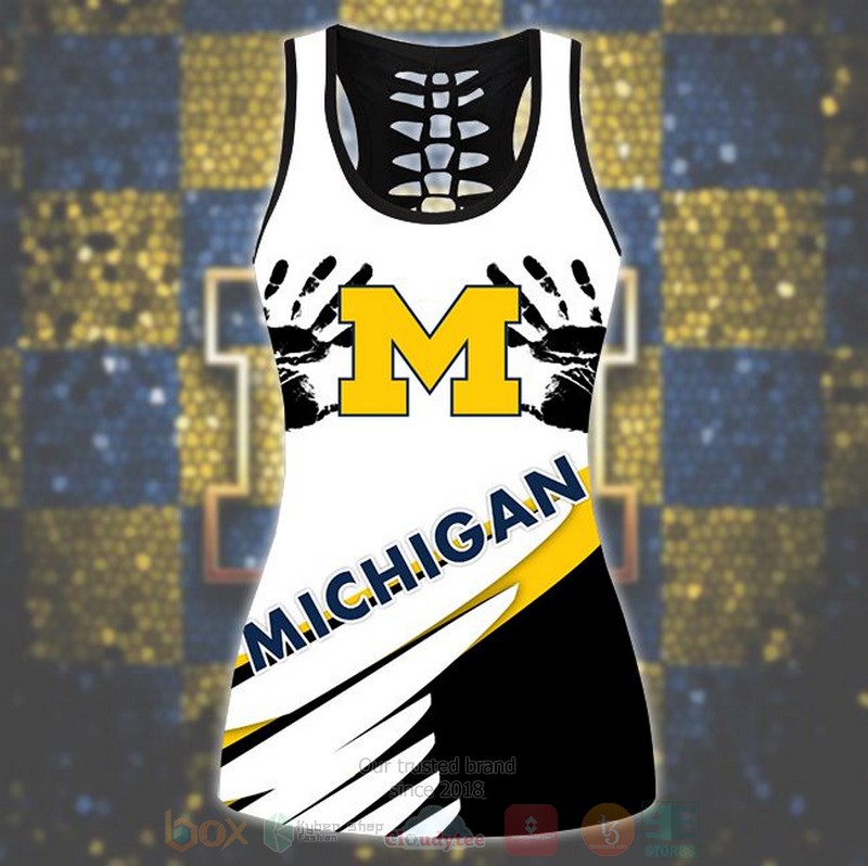 BEST NCAA Michigan Wolverines football 3D Leggings, Tank Top
