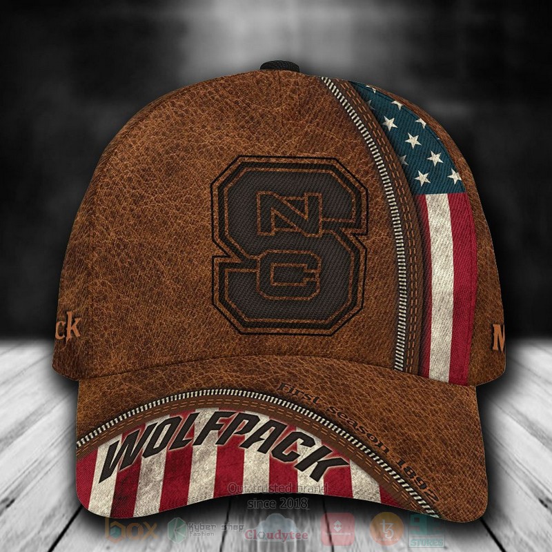 BEST NC State Wolfpack NCAA Team Custom Name 3D Cap