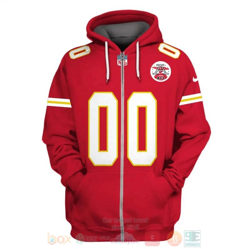BEST NFL American Football League Personalized Red All Over Print 3D Hoodie, Shirt word2