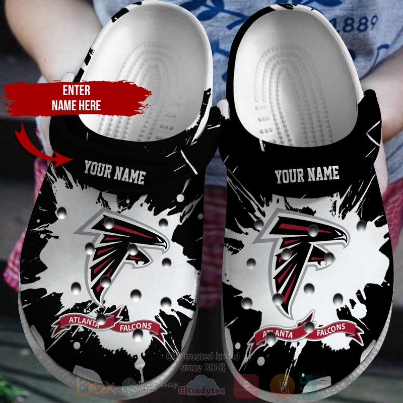 BEST NFL Atlanta Falcons Custom Name Crocs Crocband Shoes