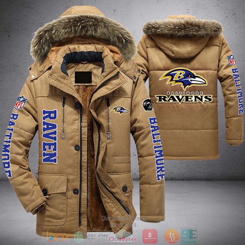 NEW Baltimore Ravens 3D Parka Jacket 4 NEW Baltimore Ravens 3D Parka Jacket word1