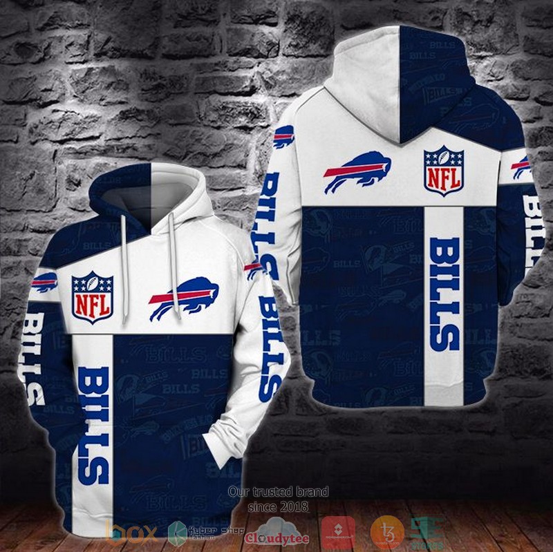NEW Buffalo Bills 3D Hoodie