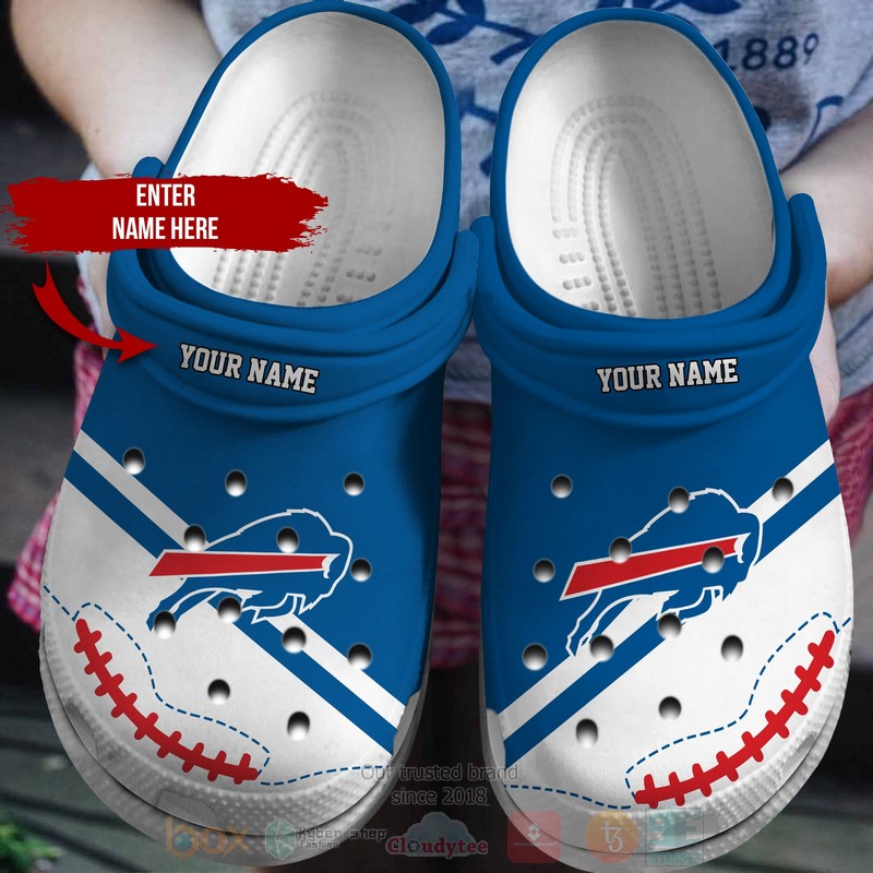 BEST NFL Buffalo Bills Custom Name Crocs Crocband Shoes