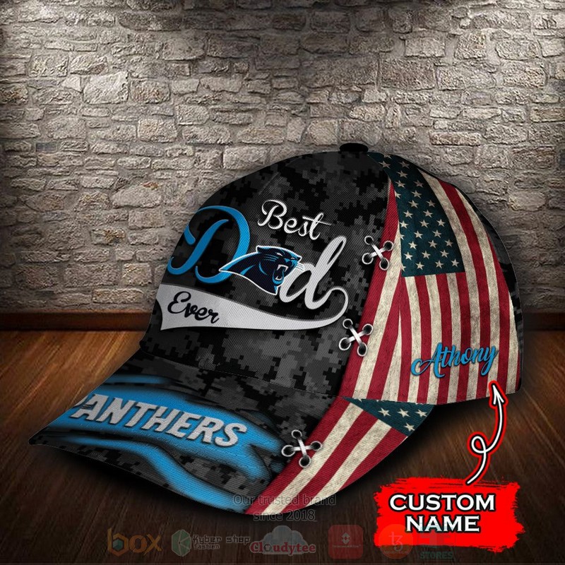 BEST Carolina Panthers Best Dad NFL Custom Name Cap Hat 3 BEST Carolina Panthers Best Dad NFL Custom Name Cap Hat word3