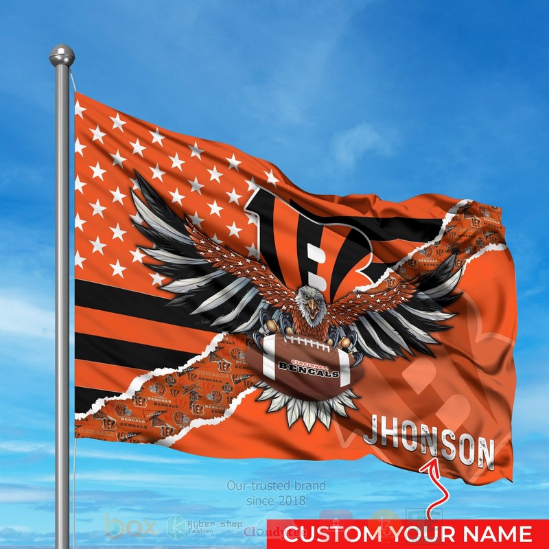 BEST NFL Cincinnati Bengals Custom Name Luxury Flag