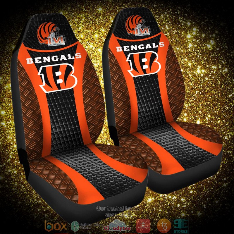 NFL Cincinnati Bengals Super Bowl LVI 2022 orange Car Seat Covers 3 NFL Cincinnati Bengals Super Bowl LVI 2022 orange Car Seat Covers word1