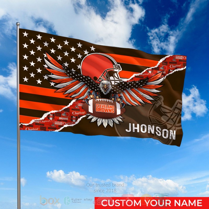 BEST NFL Cleveland Browns Custom Name Luxury Flag 2 BEST NFL Cleveland Browns Custom Name Luxury Flag word3