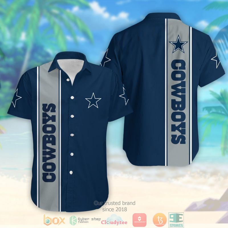 NFL Dallas Cowboys Hawaiian Shirt word2
