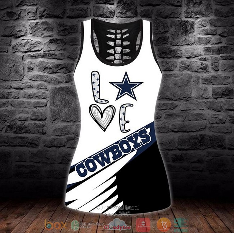 NFL Dallas Cowboys Love Tank Top, legging
