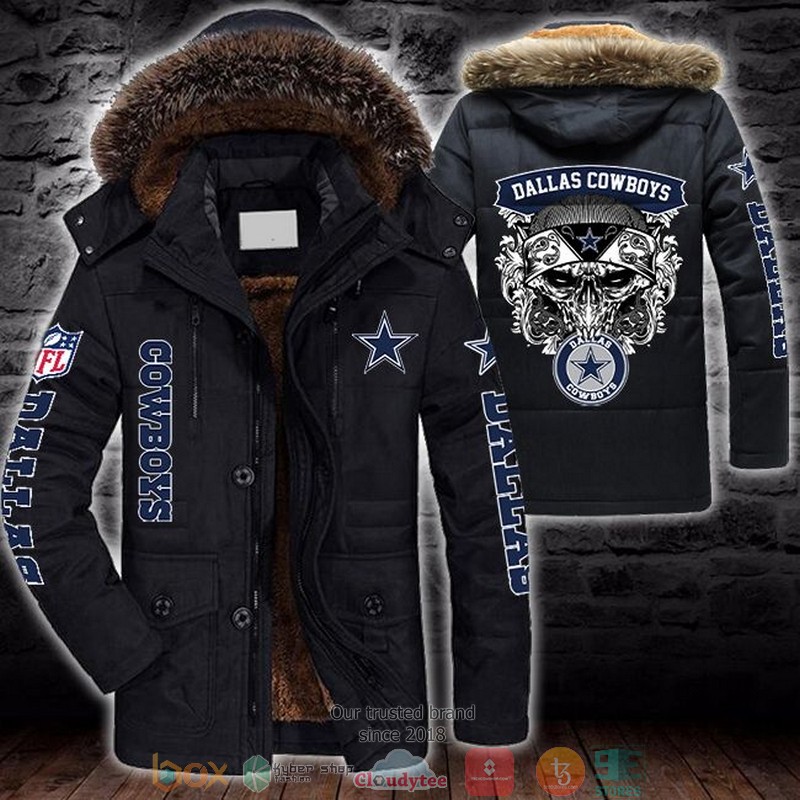 NFL Dallas Cowboys Skull Parka Jacket
