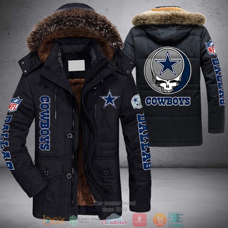 NFL Dallas Cowboys Skull logo Parka Jacket