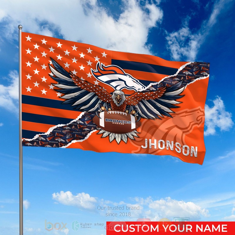 BEST NFL Denver Broncos Custom Name Luxury Flag 2 BEST NFL Denver Broncos Custom Name Luxury Flag word2