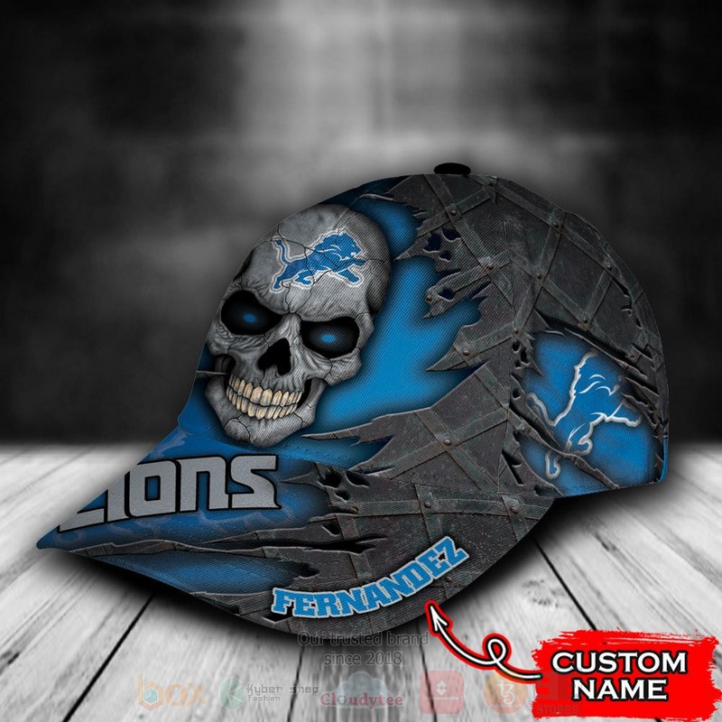 BEST Detroit Lions Skull NFL Custom Name Cap Hat 3 BEST Detroit Lions Skull NFL Custom Name Cap Hat word1