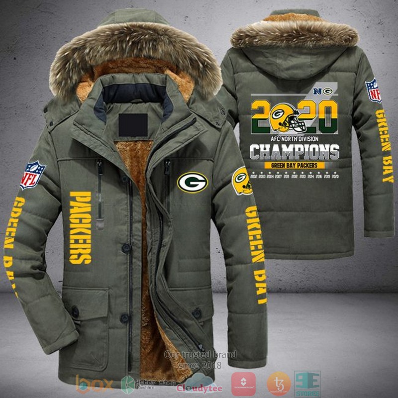 NFL Green Bay Packers Champions 2022 Parka jacket 3 NFL Green Bay Packers Champions 2022 Parka jacket word2