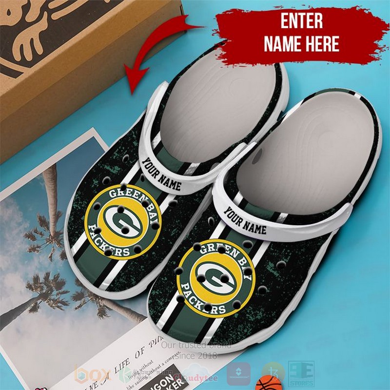 BEST NFL Green Bay Packers Custom Name Crocs Crocband Shoes