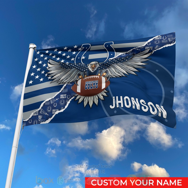 BEST NFL Indianapolis Colts Custom Name Luxury Flag 3 BEST NFL Indianapolis Colts Custom Name Luxury Flag word3
