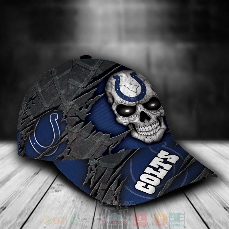 BEST Indianapolis Colts Skull NFL Custom Name Cap Hat 2 BEST Indianapolis Colts Skull NFL Custom Name Cap Hat word3