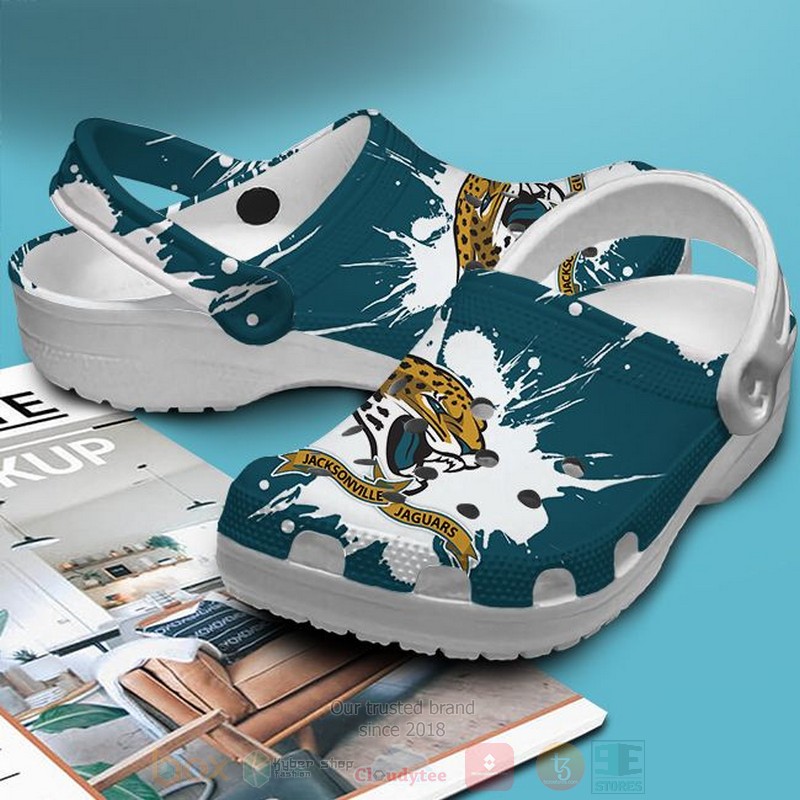 BEST NFL Jacksonville Jaguars Custom Name Crocs Crocband Shoes 3 BEST NFL Jacksonville Jaguars Custom Name Crocs Crocband Shoes word1