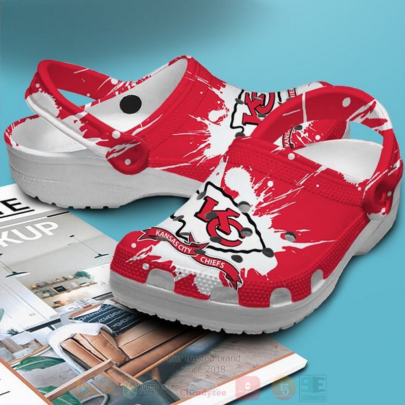 BEST NFL Kansas City Chiefs Custom Name Crocs Crocband Shoes 3 BEST NFL Kansas City Chiefs Custom Name Crocs Crocband Shoes word3
