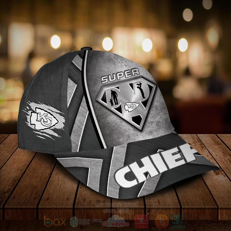 BEST Kansas City Chiefs Superman Dad NFL Custom Name Cap Hat 3 BEST Kansas City Chiefs Superman Dad NFL Custom Name Cap Hat word3