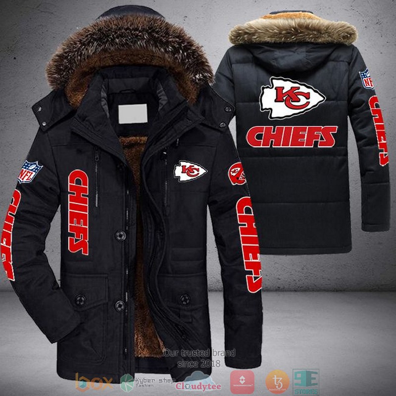 NFL Kansas City Chiefs logo Parka Jacket