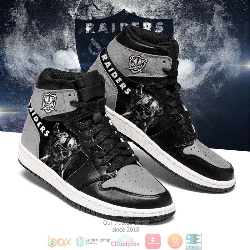 NFL Las Vegas Raiders Air Jordan High Top Shoes