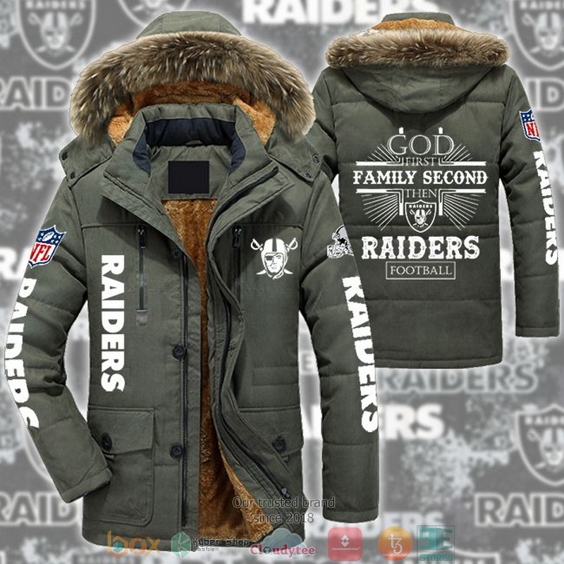 NFL Las Vegas Raiders Parka Jacket 3 NFL Las Vegas Raiders Parka Jacket word1