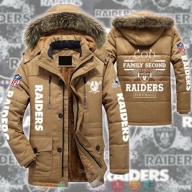 NFL Las Vegas Raiders Parka Jacket 4 NFL Las Vegas Raiders Parka Jacket word1