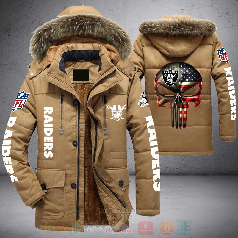 BEST NFL Las Vegas Raiders Skull Punisher Parka Jacket Coat 4 BEST NFL Las Vegas Raiders Skull Punisher Parka Jacket Coat word3