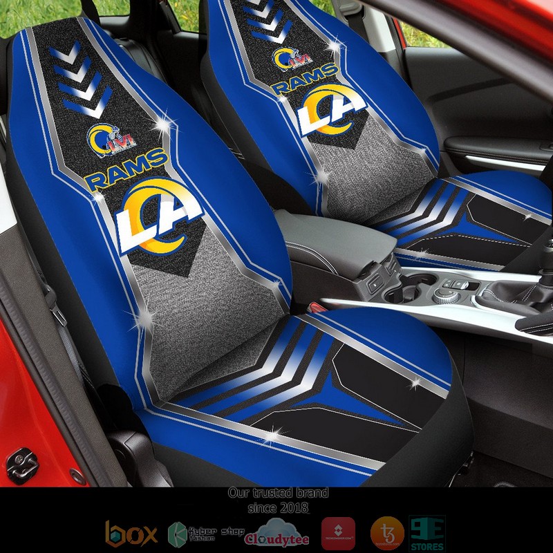 NFL Los Angeles Rams Super Bowl LVI 2022 Blue Car Seat Covers