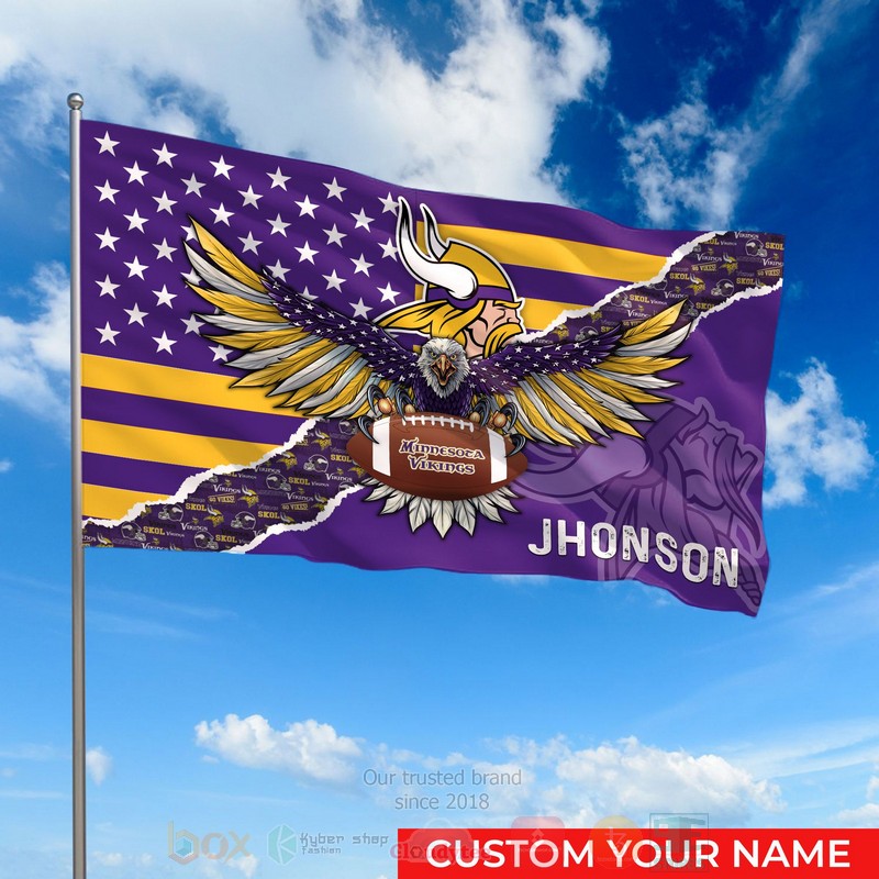 BEST NFL Minnesota Vikings Custom Name Luxury Flag 2 BEST NFL Minnesota Vikings Custom Name Luxury Flag word1