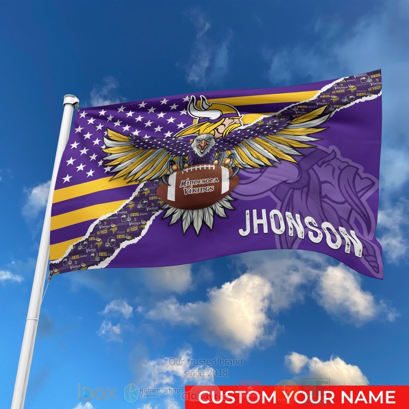 BEST NFL Minnesota Vikings Custom Name Luxury Flag 3 BEST NFL Minnesota Vikings Custom Name Luxury Flag word1