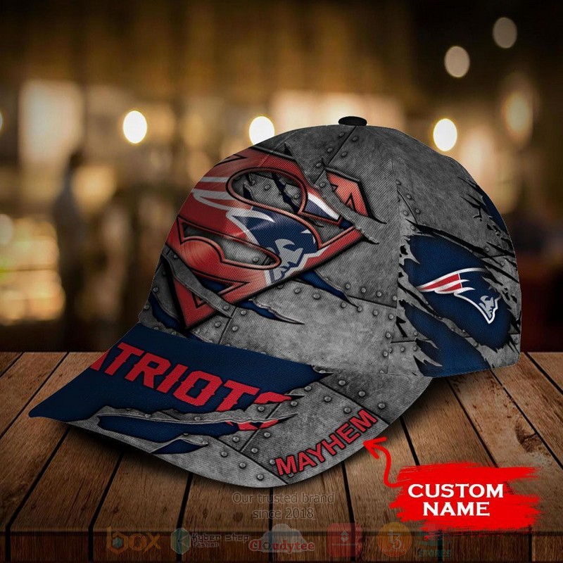 BEST New England Patriots Superman NFL Custom Name Cap Hat 9 BEST New England Patriots Superman NFL Custom Name Cap Hat word2