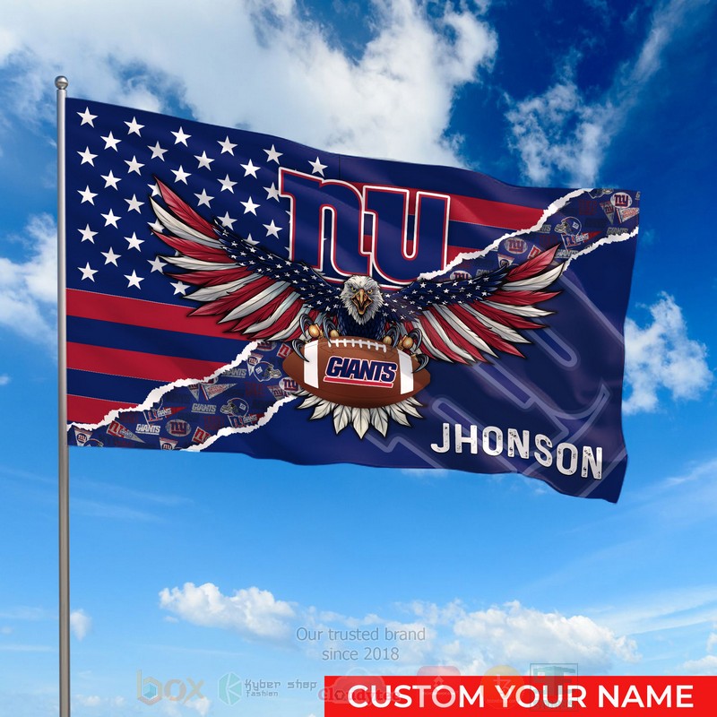 BEST NFL New York Giants Custom Name Luxury Flag 2 BEST NFL New York Giants Custom Name Luxury Flag word2