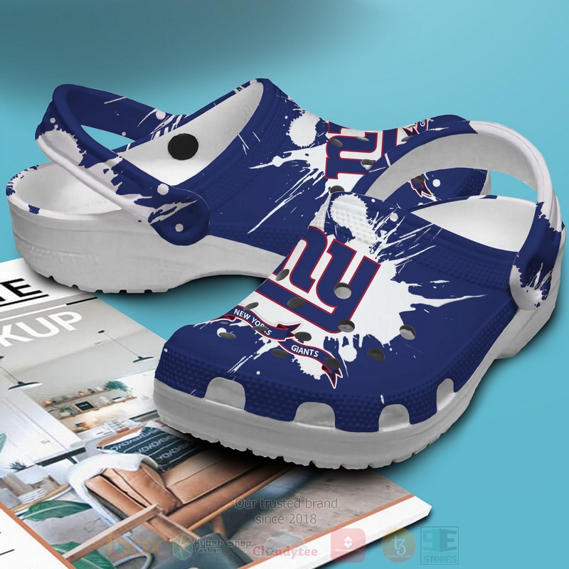 BEST NFL New York Giants Custom Name Crocs Crocband Shoes 3 BEST NFL New York Giants Custom Name Crocs Crocband Shoes word1