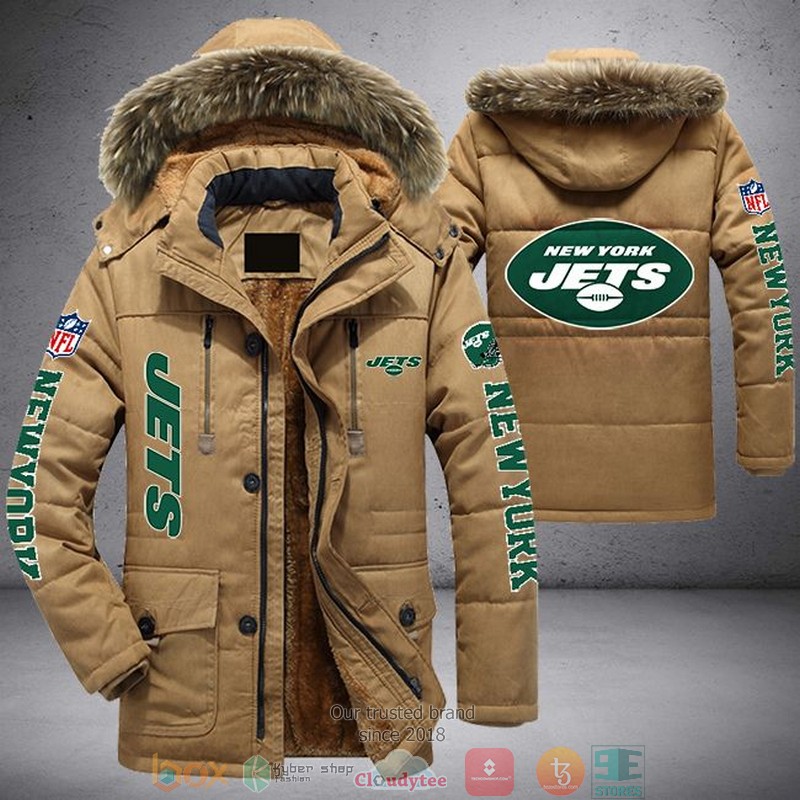 NEW New York Jets 3D Parka Jacket 4 NEW New York Jets 3D Parka Jacket word1