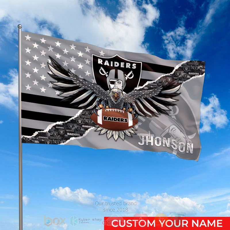 BEST NFL Oakland Raiders Custom Name Luxury Flag 2 BEST NFL Oakland Raiders Custom Name Luxury Flag word1