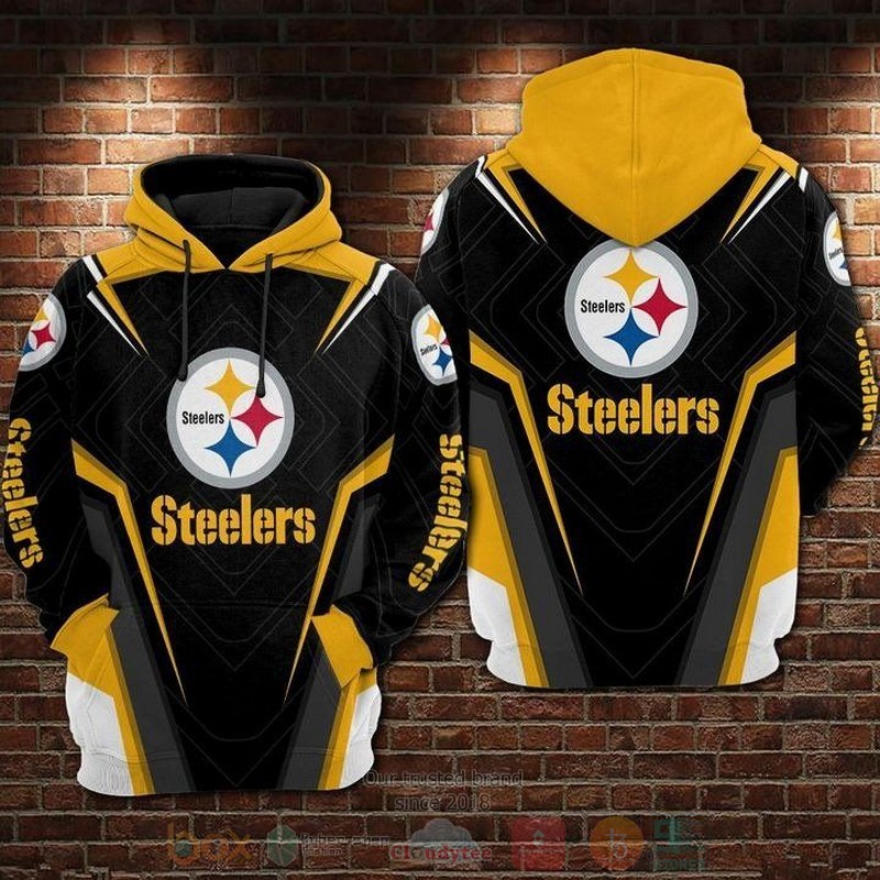 BEST NFL Pittsburgh Steelers 3D Hoodie Parka Jacket Coat