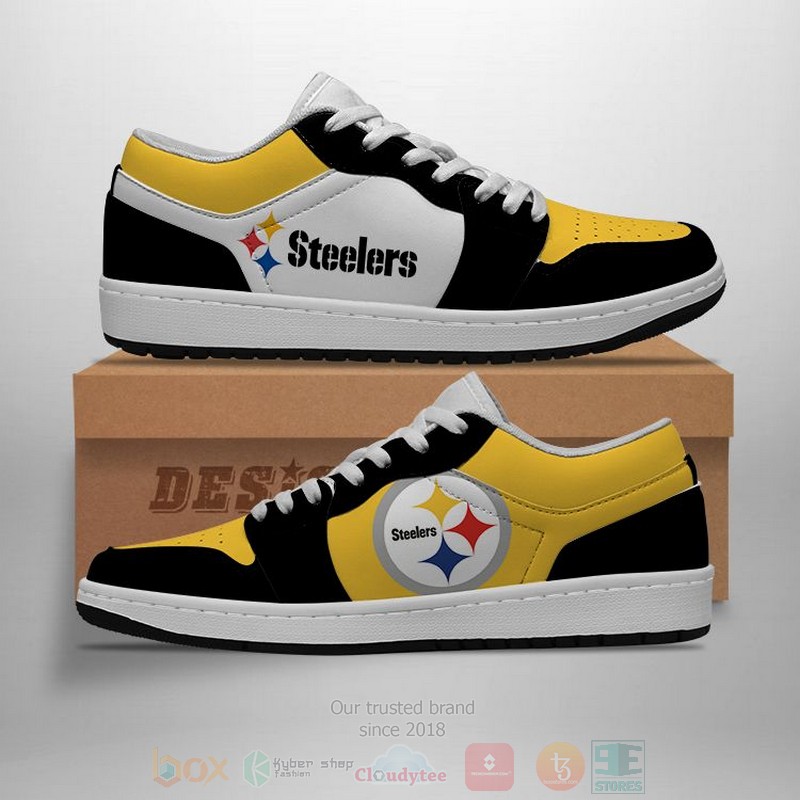 BEST NFL Pittsburgh Steelers Air Jordan Low Top Sneakers Shoes 2 BEST NFL Pittsburgh Steelers Air Jordan Low Top Sneakers Shoes word1