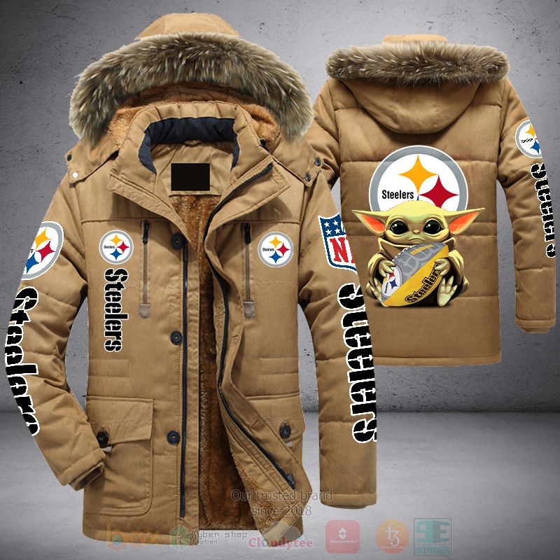 BEST NFL Pittsburgh Steelers Baby Yoda Parka Jacket Coat 3 BEST NFL Pittsburgh Steelers Baby Yoda Parka Jacket Coat word1