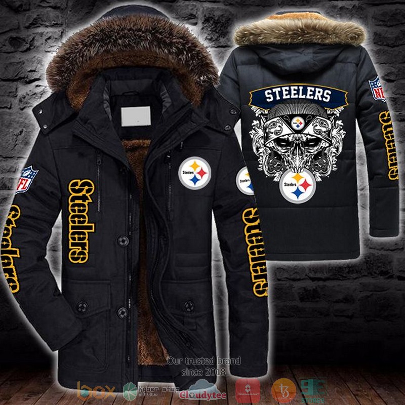 NFL Pittsburgh Steelers Parka Jacket word1