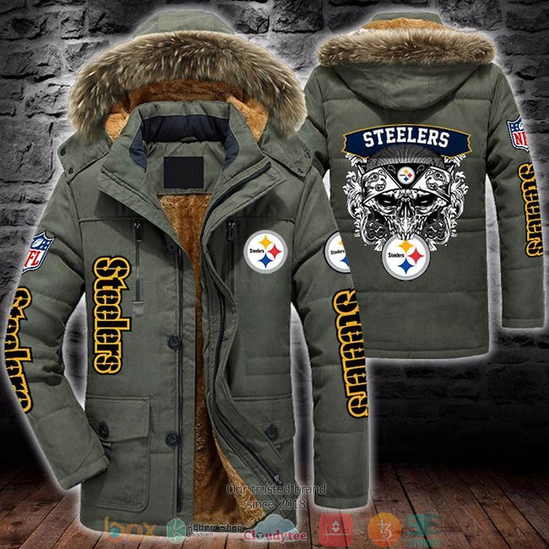 NFL Pittsburgh Steelers Parka Jacket 3 NFL Pittsburgh Steelers Parka Jacket word2