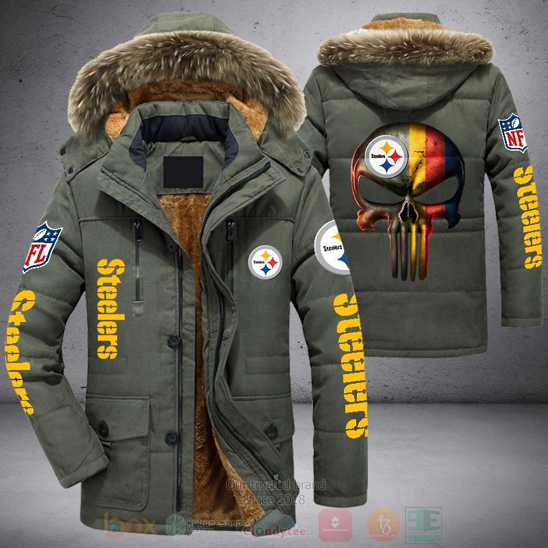 BEST NFL Pittsburgh Steelers Skull Punisher Parka Jacket Coat 3 BEST NFL Pittsburgh Steelers Skull Punisher Parka Jacket Coat word2