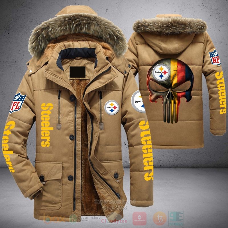 BEST NFL Pittsburgh Steelers Skull Punisher Parka Jacket Coat 4 BEST NFL Pittsburgh Steelers Skull Punisher Parka Jacket Coat word2