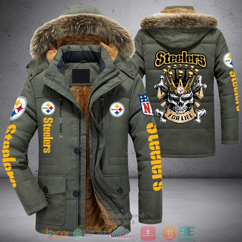 NFL Pittsburgh Steelers Steelers For Life Parka Jacket 3 NFL Pittsburgh Steelers Steelers For Life Parka Jacket word3