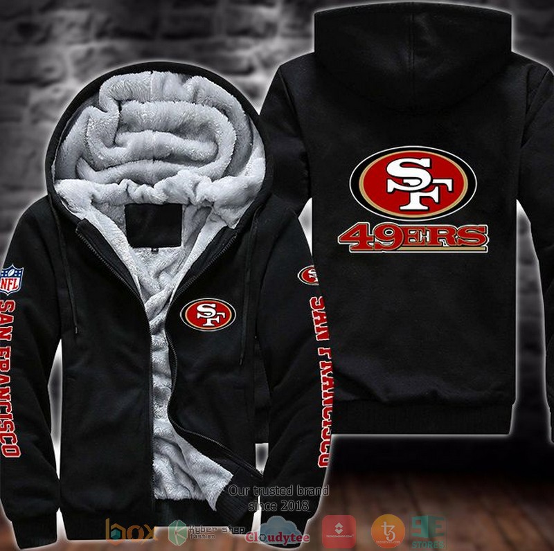 NEW San Francisco 49ers 3D Fleece Hoodie 2 NEW San Francisco 49ers 3D Fleece Hoodie word2