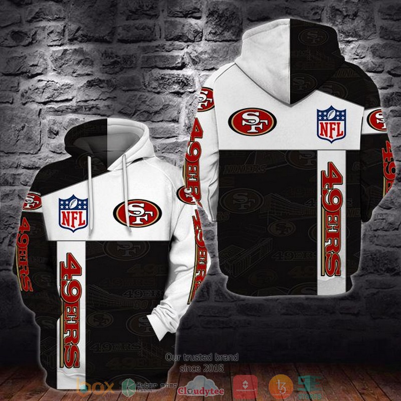 NEW San Francisco 49ers 3D Hoodie word2